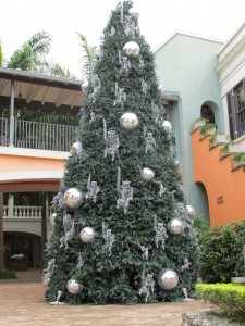 Monkey Christmas Tree In Barbados